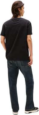 Tommy Jeans Uomo T-Shirt Maniche Corte Tee Regular Fit, Nero (Black), L - 2