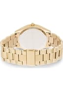 Michael Kors - Slim Runway Three Hand con Correa de Acero Inoxidable en Tono Dorado para Mujer MK3179 - 4