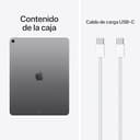 Apple iPad Air de 13 Pulgadas (M4): Pantalla Liquid Retina, 256 GB, cámaras Frontal/Trasera de 12 Mpx, Wi‑Fi 7 con el Chip N1 de Apple, Touch ID — Gris Espacial - 6
