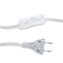 Relaxdays Lampada da Tavolo, Abat-Jour dal Design in Cristallo, H x D: 54 x 29,5 cm, Attacco E27, con Paralume, Nero - 9