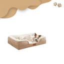 VEEL PET Cuccia cane Premium100%, Impermeabile Sfoderabile e Lavabile, memory foam ed ortopedica, per taglia grande da interno tipo divano (Large) - 3