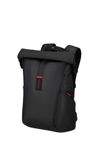 Samsonite Paradiver Light - Zaino per Laptop Espandibile con Chiusura Arrotolabile 17,3 Pollici, 49 cm, 25/35 L, Nero (Black)