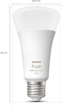 Philips Hue White and Color Ambiance Lampadina Smart LED, Attacco E27, Luce Bianca o Colorata, 11W - 3