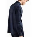 Armani Exchange Cotton Signature Logo Navy Shirt XL - 2