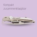 Maxi-Cosi Kori 2-in-1-Babywippe mit Spielzeugbogen, 0–2 Jahre, bis zu 15 kg, Baby Bouncer, 3 mit einer Hand einstellbare Liegepositionen, Easy-in-Gurt, leicht und kompakt, Eco Care, Classic Beige - 6