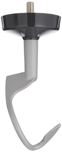 Kenwood impastare KAT73.000CA, Accessorio, Gancio per mescolare Adatto per Tutti i Robot da Cucina Chef XL, Lavabile in lavastoviglie, Alluminio, Argento