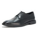 HUGO Brushed Leather Derby Dress Shoe, Oxford Hombre, Jade Negro, 44 EU - 1