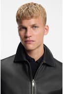 BOSS Uomo Leather_Outerwear, Nero 001, 46 - 5