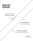 Materia Feine Ankerkette 925 Sterling Silber - 1,2mm Halskette silber in 40 cm K30-40cm - 6