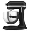 KitchenAid Robot de Cocina - Artisan - Batidora amasadora multifunción con bol elevable de Acero Inoxidable 6,6 L - Batidora de repostería con 5 accesorios - Negro mate - 5