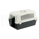 Ferplast Transportín Gato, Transportín Perro Pequeño y Gatos de hasta 8 Kg, Puerta de Hierro Plastificado, Ranuras de Ventilación, 37 x 58 x h 32 cm, Transportín Mascotas Rígido Atlas 20 EL, Negro - 4