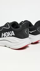 Hoka Mens Clifton 10, Black/Silver, 9 UK - 4