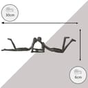 Casablanca - Design Skulptur - Loving - Eisen - brüniert - Höhe 6 cm - Breite 30 cm - Dekofigur modern - 3