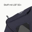 Bugaboo Dragonfly Sonnendach mit Lüftungsfenstern, ausziehbar für zusätzlichen und optimalen Sonnenschutz, wasserabweisend, Deep Indigo - 3