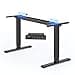 FLEXISPOT Height-Adjustable Desk Frame, Electric Table Legs with 2 Motors & LED Height Display & 4 Memory Functions, Height-Adjustable Table Frame E1 Pro, Black - 1