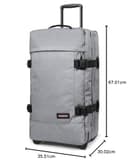 Eastpak TRANVERZ M Valigia, 67 x 35.5 x 30 cm, 78 L, Sunday Grey - 8