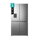 Hisense RQ758N4SWSE Frigorifero Quattro Porte Americano, Grande capacità 606 litri, Finitura Inox, Total No Frost, Classe E, Motore Inverter, Metal Cooling, Convert Zone, WiFi - 1
