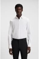 HUGO Kenno, Camicia, Bianco (Open White 199), 42, da Uomo - 3
