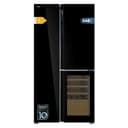 Cecotec Frigorífico 3 puertas Bolero CoolMarket TDW 548 Black Glass E, Clase E, 548 L, Diseño T Door, Compresor Inverter Plus, Total No Frost, Metal Cooling, Multi AirFlow, Fast Cooling & Freezing - 1