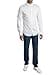 Armani Exchange Camicia da Uomo Slim Fit Stretch Button Down, Bianco, L - 5