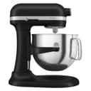 KitchenAid Robot de Cocina - Artisan - Batidora amasadora multifunción con bol elevable de Acero Inoxidable 6,6 L - Batidora de repostería con 5 accesorios - Negro mate - 4