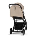 Cybex Gold Kinderwagen Beezy mit One-Pull Harness, Ab Geburt bis ca. 4 Jahre (max. 22 kg), Kompakt und ergonomisch, Almond Beige (Beige mit schwarzem Rahmen) - 6
