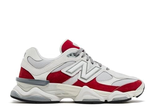 New Balance 9060 - Men's (Dark Mushroom/Black/Grey), Red White Reflection, 9 UK