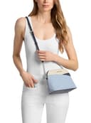 Michael Kors Jet Set Travel Dome Signature Logo Crossbody Bag Ocean Multi - 2