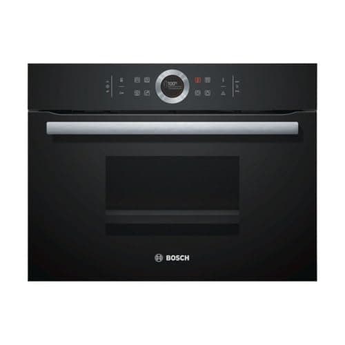 Bosch CDG634AB0 Serie 8 Dampfgarer, 45 x 60 cm, 1,3 L Wassertank, AutoPilot 20 20 Automatikprogramme, TFT-Touchdisplay, intuitiver Bedienring, SoftClose und SoftOpen, Leeranzeige Wassertank