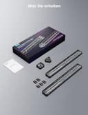 Govee Erweiterungsset für Gaming Glide Wandleuchte H6063, erweiterbar auf bis zu 12 Lichtabschnitte, inkl. 2 Lichtabschnitten, 1 quadratischem und 1 dreieckigem Verbinder - 6