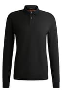 Boss Polo Passerby Slim Fit de algodón elástico con Logotipo, Negro1, M - 7