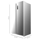 Cecotec Frigorífico Americano Side By Side 562L Bolero CoolMarket SBS 562 Inox E. 177X91.2cm, Compresor Inverter Plus, Bajo Consumo, No Frost, Multiairflow, Fast Cooling, Inox - 2