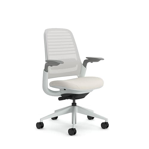 Steelcase Sedia da ufficio ergonomica serie 1 con supporto lombare LiveBack e braccioli 4D gabbiano