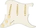 Fender Strat Pickguard, vorverkabelt, Vintage-Stil, geräuschlos, SSS, Pergament, 11 Löcher, PG - 1