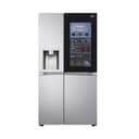 LG GSXE90MBDD Side by Side Kühlschrank mit InstaView Craft Ice | Door in Door | Crushed Ice -und Wasserspender EEK: Klasse D | 628 Liter Kapazität | Festwasseranschluss | Total No Frost - 1