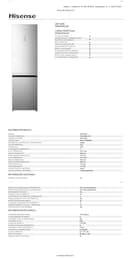 Hisense RB440N4CCB - Frigorífico Combi, Eficiente Clase B, Capacidad 336 L, Multi-air Flow, Micro Vents Cooling, Congelamiento Rápido, Total No Frost, Puerta Reversible, Color Inox - 20