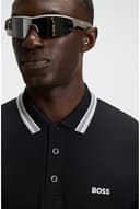 BOSS Men's Polo Shirt, Black, XXL - 5