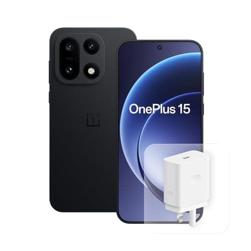 OnePlus 15 5G Smartphone, 16GB RAM 512GB Memory, Snapdragon 8 Elite Gen 5, 7300mAh Battery, 4K 120FPS Dolby Vision Video, Triple 50MP Camera, 120FPS Gaming, IP68 Water Dust Resistan, Infinite Black
