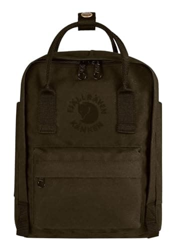 Fjallraven Re-kånken Mini, Backpack Unisex Adulto, Verde (dark Olive), 29 X 20 X 13 Cm