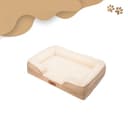 VEEL PET Cuccia cane Premium100%, Impermeabile Sfoderabile e Lavabile, memory foam ed ortopedica, per taglia grande da interno tipo divano (Large) - 4