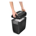 Fellowes Paper Shredder for Home Office Use - 10 Sheet Cross Cut Shredder for Home and Office Use - Deskside Shredder with 22 Litre Bin - Powershred 60Cs - High Security P4 - Black - 6
