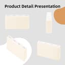 DGAZ Inserto de Soporte en Satén Premium para Bolso Gucci-Marmont, Espuma de Memoria, Protección Elegante para Bolsos de Lujo (Nata, Marmont Mini16) - 4