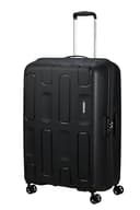 American Tourister Ellipso - Valigetta rigida 79 cm - Trolley con 4 ruote, lucchetto TSA, leggera - 104 L - Nero (Nero) - 9