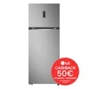 LG GTBV44PYBKD Frigorifero Doppia Porta 70cm, Classe E, 461l, Connettività Wi-fi Con App Thinq, Porte Piatte, Tecnologia Door & Linear Cooling, Display Esterno, Compressore Smart Inverter, Argento - 2