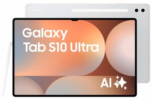 Samsung Galaxy Tab S10 Ultra 256 GB 37,1 cm [14.6] 12 GB Wi-Fi 7 [802.11be] Argento (Tab S10 Ultra 256GB Platinum)