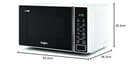 Whirlpool MWP 203 W Forno a Microonde + Grill, 20 litri, Controllo Digitale, Display, Funzione riscaldamento e funzione scongelamento, Colore Bianco, con Griglia alta - 5
