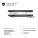 HP 250, Pc portatile notebook, Intel® N150, fino a 3.60 GHz 4Core, Ram 8Gb 3200MHz, SSD 128Gb, Display 15.6" HD Antiriflesso, Win 11 Pro, Lan Rj45 1 Gbit, Type-c, pronto All'uso, Garanzia Italia - 4