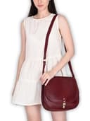 URBAN LEATHER Bolso Bandolera Para Mujer, De Piel Auténtica, Estilo Bohemio, Hippie, Hecho A Mano, Vintage, Para Viajes, Cruzado, Para Mujer, Marrón, Mediano - 2