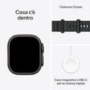 Apple Watch Ultra 3 GPS + Cellular, Cassa 49 mm in titanio nero con Cinturino Ocean nero - 6