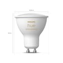 Philips Hue Pacchetto vantaggio - GU10 - con 4 Faretti LED - Luce da bianca calda a bianca fredda - Hue White Ambiance - 8